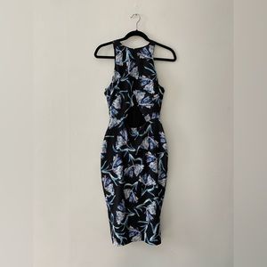BRAND NEW: Stylestalker Mullholland Black Viper Floral Dress (UNIQUE DESIGN!)